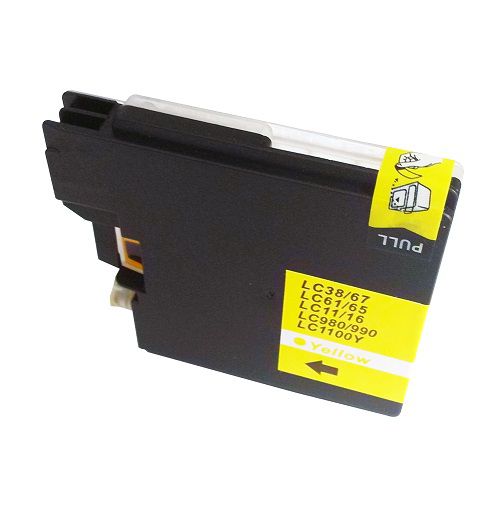 Compatible Brother MFC290C Yellow Ink LC1100Y also for LC980Y  [LC980/1100Y]