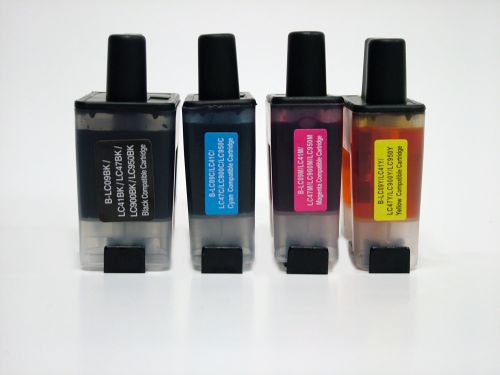 Compatible Brother LC900 Multipack 4 Ink Cartridges  [LC900BK/C/M/Y]