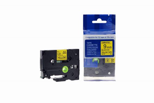 Compatible Brother P Touch TZe-621 Black on Yellow also for TZ-621 Label Cassette