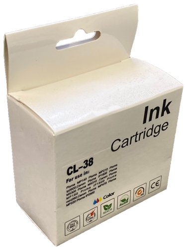 Remanufactured Canon CL-38 Colour Inkjet