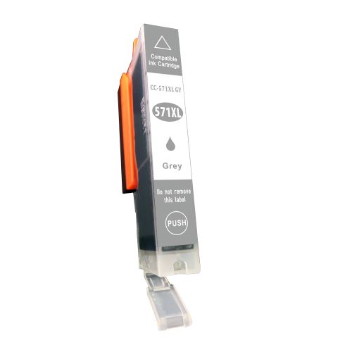 Compatible Canon  CLI-571XLGY Hi Yield Grey Ink Cartridge