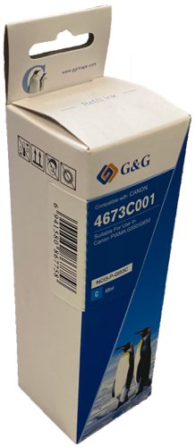 Compatible Canon G+G GI-53C Cyan Ink Bottle 4673C001 Inkjet Cartridges 23510651