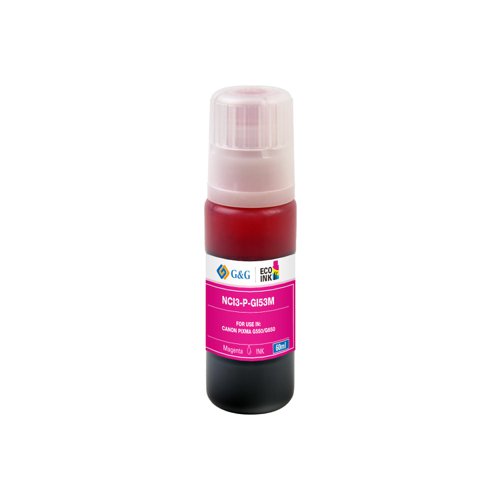 Compatible Canon G+G GI-53M Magenta Ink Bottle 4681C001