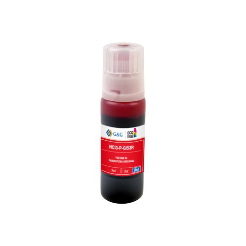 Compatible Canon G+G GI-53R Red Ink Bottle 4717C001