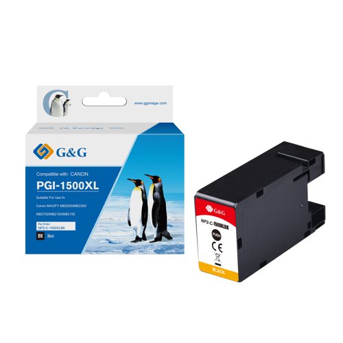 Compatible Canon  PGI-1500XLBK Hi Yield Black Ink Cartridge