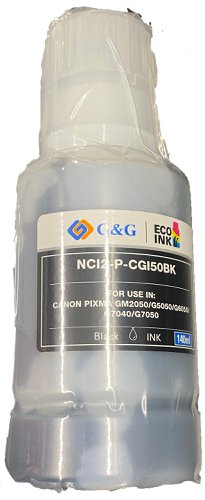 Compatible Canon G+G GI-50PGBK Black Ink Bottle