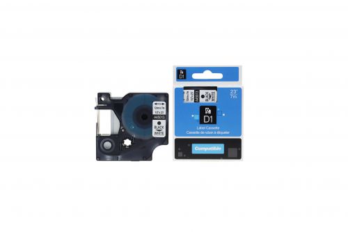 Compatible Dymo LM360D Black on White 45013 S0720530 Label Cassette