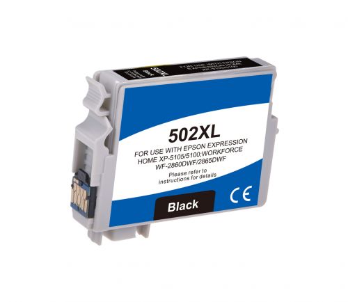 Compatible Epson 502XLBK Black Hi Cap C13T02W14010 Inkjet