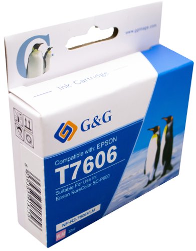 Compatible Epson T7606 Vivid light Magenta C13T760640 Inkjet