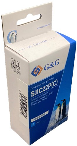 Compatible Epson G+G SJIC22C C33S020581 Cyan Inkjet