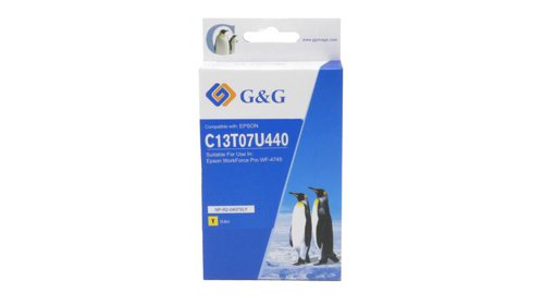 Comp Epson G+G 407XL C13T07U440 Yellow Ink Cartridge