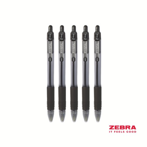 Zebra Z-Grip Smooth Retractable Ballpoint Pen Black Ink - Pack of 50 Ballpoint & Rollerball Pens 2759