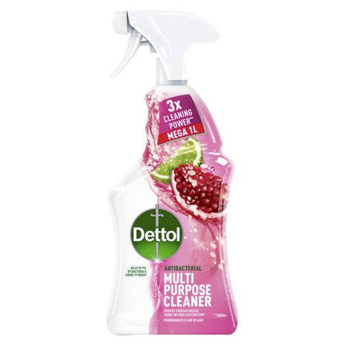 Dettol Power & Fresh Multipurpose Cleaner Pomegranate Spray 1 Litre (1)