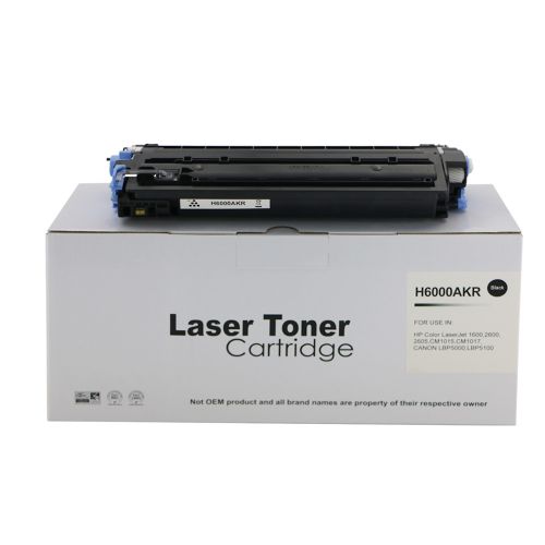 Remanufactured HP Q6000A Black also for Canon EP707BK Toner