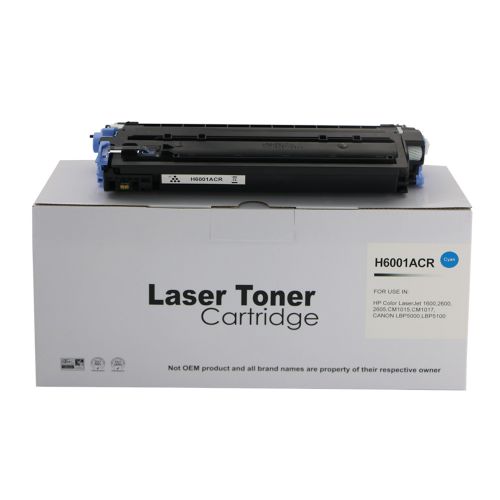 Remanufactured HP Q6001A Cyan also for Canon EP707C Toner
