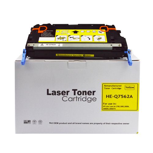 Remanufactured HP Q7562A Yellow 314A Toner