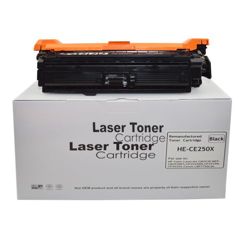 Remanufactured HP CE250X Black 504X also for Canon 723BKH Toner