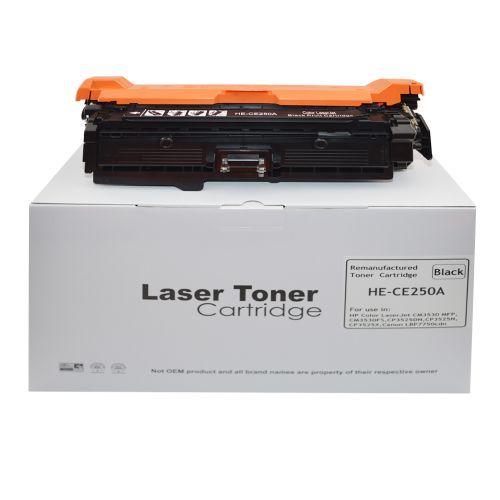 Remanufactured HP CE250A Black 504A also for Canon 723BK Toner