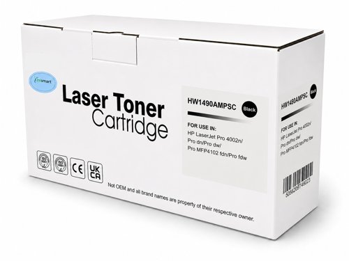 Compatible HP W1490A Black Toner 149A - Does not show toner levels if chips serial number is used twice