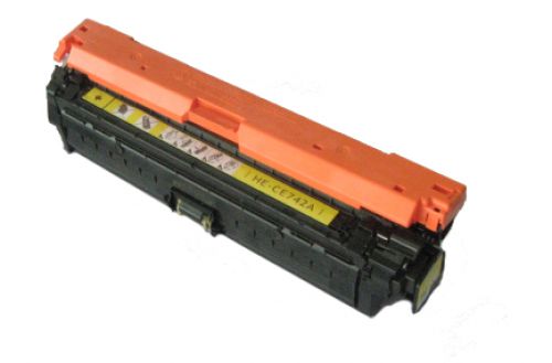Remanufactured HP CE742A Yellow Toner