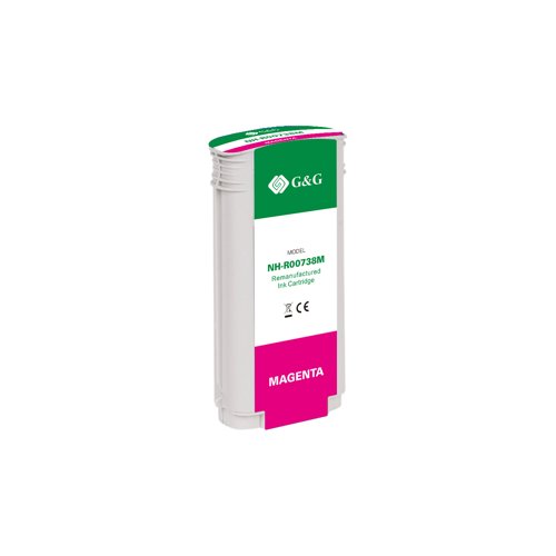 Remanufactured HP G+G 738 Magenta Ink Cartridge