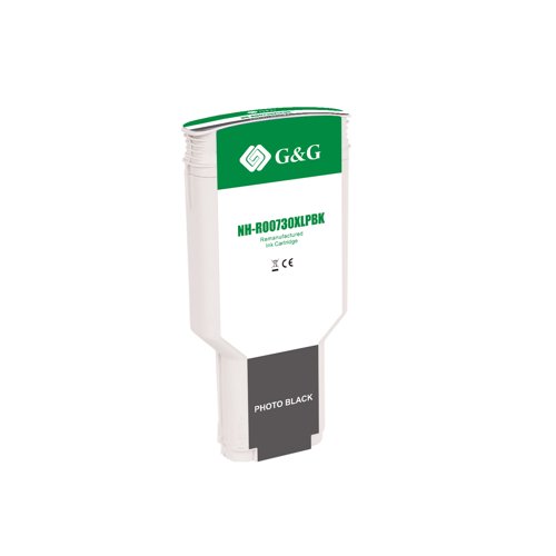 Remanufactured HP G+G 730XL Photo Black High Capacity Ink Cartridge