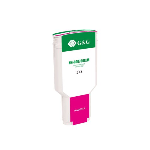 Remanufactured HP G+G 730XL Magenta High Capacity Ink Cartridge