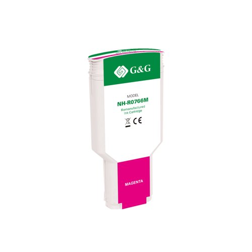 Remanufactured HP G+G 766 Magenta Ink Cartridge