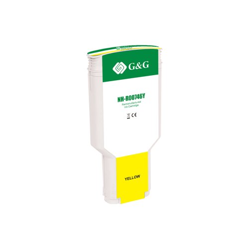 Remanufactured HP G+G 746 Yellow Ink Cartridge