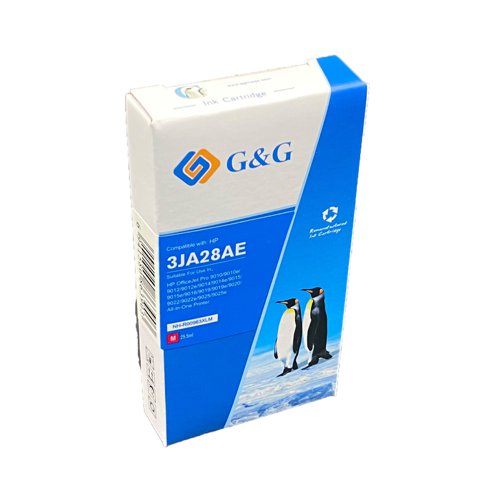 Remanufactured HP G+G 3JA28AE 963XL Magenta Ink Cartridge - Ink Level Shown
