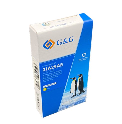 Remanufactured HP G+G 3JA29AE 963XL Yellow Ink Cartridge - Ink Level Shown