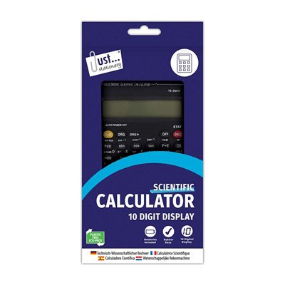 Scientific Calculator 10 Digit Display with Clip-on Cover