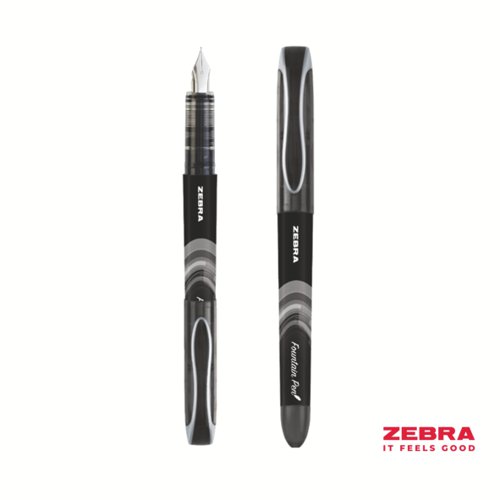 Zebra Disposable Fountain Pen Black - Pack of 12