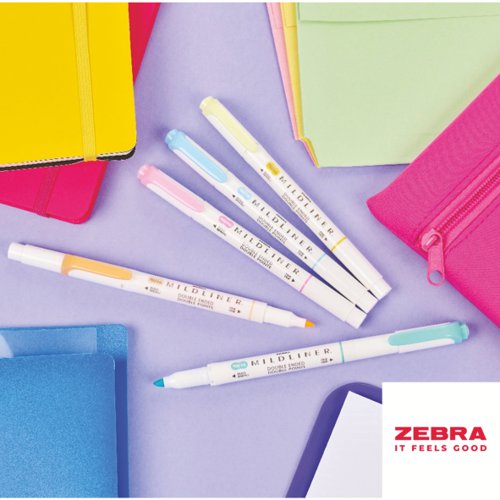 78120 | Introducing this innovative set of 10 Double-Ended Highlighters! With both a chisel and bullet tip, each pen offers versatility for highlighting and underlining tasks. The 4mm chisel tip allows for broad strokes and highlighting of larger sections, while the 2mm bullet tip provides precision for detailed work. Get two pens in one with this convenient design. Plus, our commitment to sustainability shines through with 100% recyclable packaging.