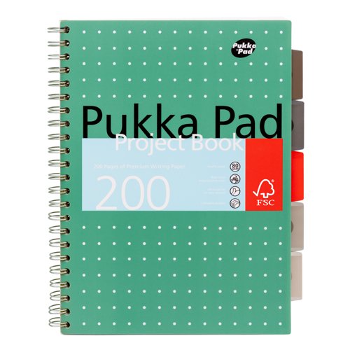 Pukka Metallic Project Book A4 PP PK3