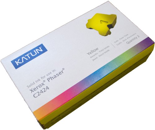 Compatible Xerox  C2424 3x Yellow 108R00662 Solid Inks
