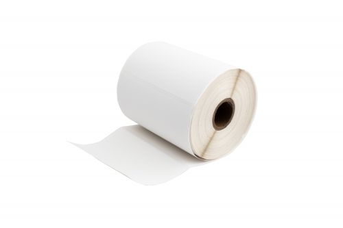Compatible Zebra ZA4X3-500 White Shipping Paper Labels Roll