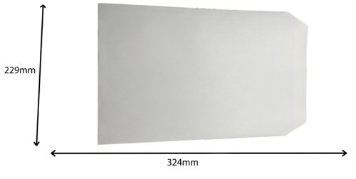 C4 Envelopes Plain Self Seal 90gsm White (Pack of 250)