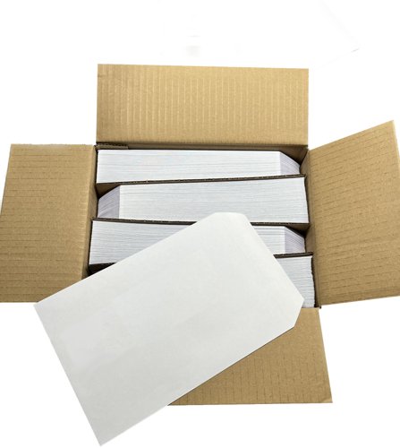 C5 Envelopes Plain Self Seal 90gsm White (Pack of 500)