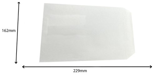 C5 Envelopes Plain Self Seal 90gsm White (Pack of 500)