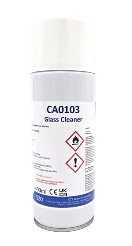 Glass and Mirror Cleaner 400ml Aerosol - Single Cleaning Fluids CA0103