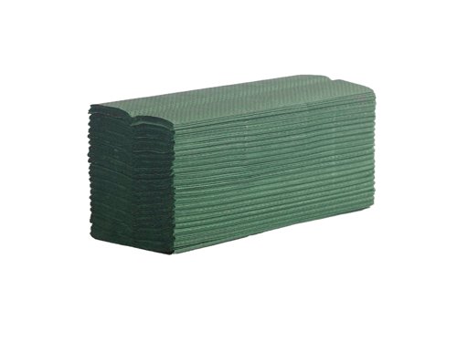 Sirius 1 Ply Green C Fold Hand Towels 2520 Per Case 100 Cases Per Pallet 