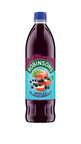 Robinsons Apple and Blackcurrant No Added Sugar 1 Litre