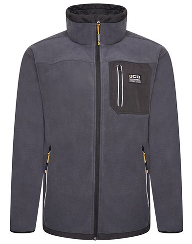 JCB Trade Fleece Full Zip Steel Blue L