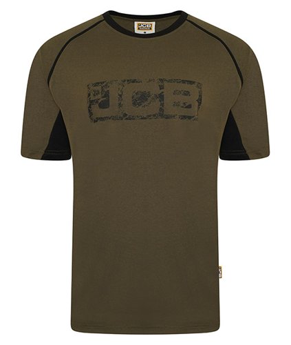 JCB Trade Tshirt Olive/Black L