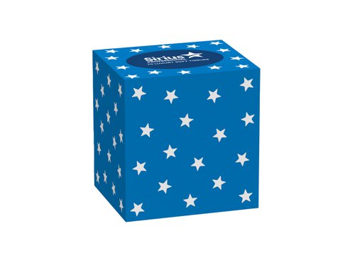 Sirius  2 Ply White Cubed Facial Tissues - 24x70 Sheets