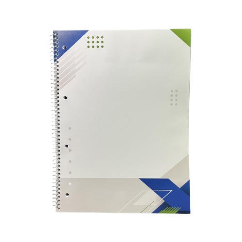 Ruled Margin Spiral Soft Cover Notebook 140 Pages A4 Pack of 5