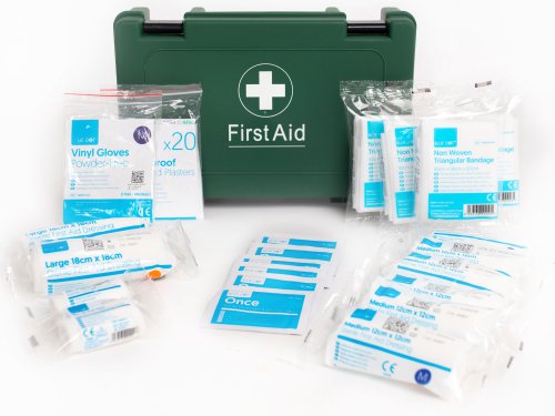 Blue Dot HSE Standard 1-10 Person First-Aid Kit Complete