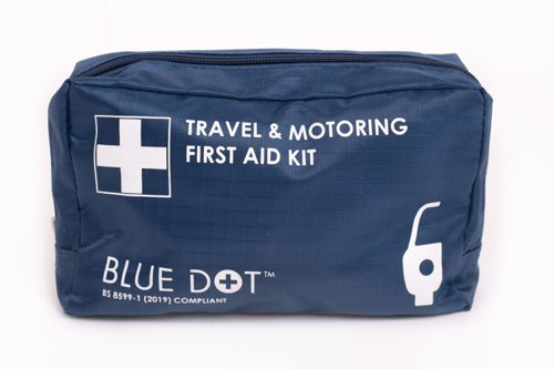 Blue Dot BS 8599-1 (2019) Travel Kit In Blue Printed Bag