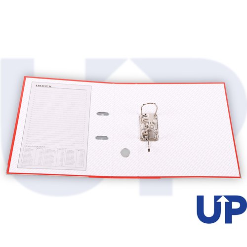 UP A4 70mm Lever Arch File - Red (10)